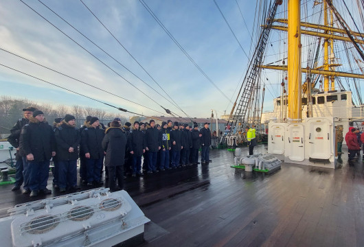 На «Крузенштерне» завершилась практика