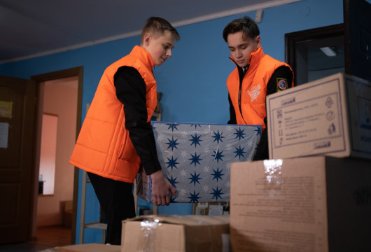 Новогодняя «посылка солдату»