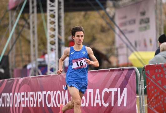 Первый на кроссе