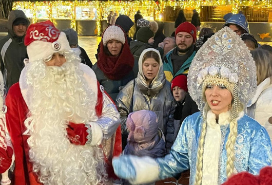 В Зеленоградске отметили день рождения Деда Мороза!