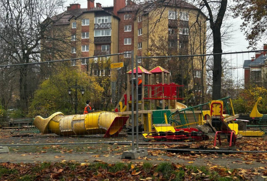 Новый парк в Пионерском