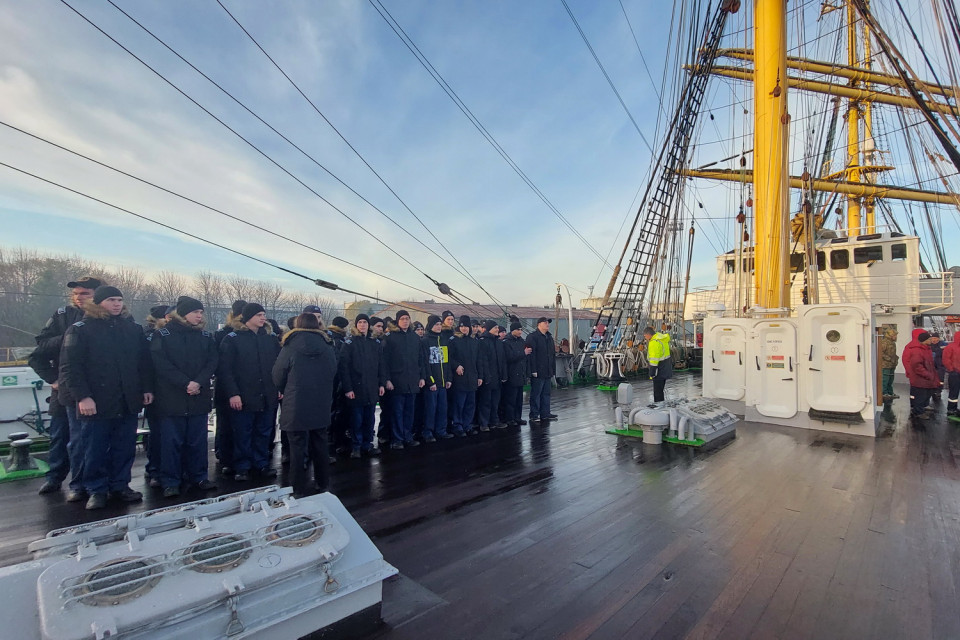 На «Крузенштерне» завершилась практика