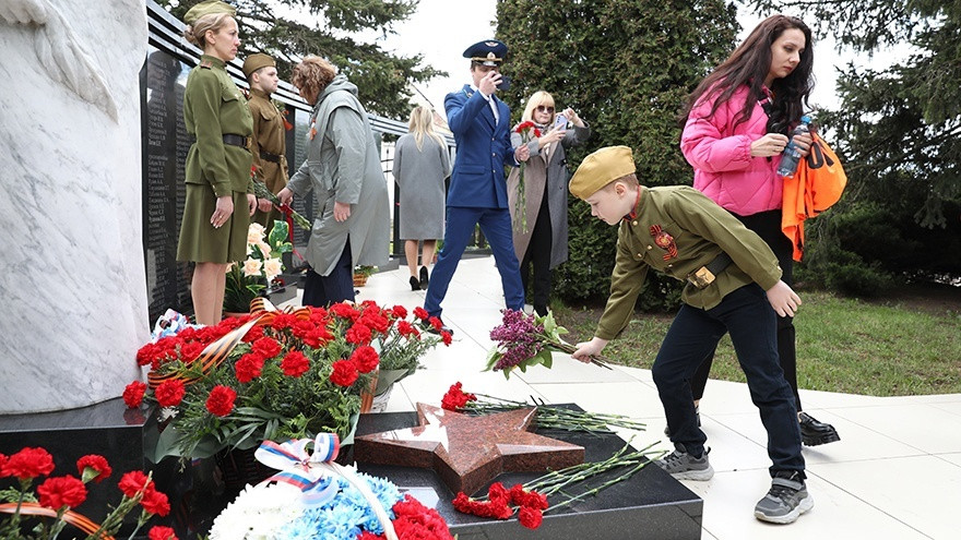 Почтили память советских воинов